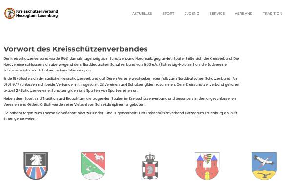 Vorschau von www.ndsb-rz.de, Kreisschützenverband Herzogtum Lauenburg