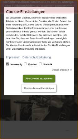 Vorschau der mobilen Webseite www.lsv-mv.de, Landesschützenverband Mecklenburg-Vorpommern