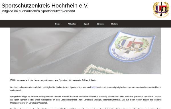Vorschau von www.sportschuetzenkreis-hochrhein.de, Sportschützenkreis 9 Hochrhein