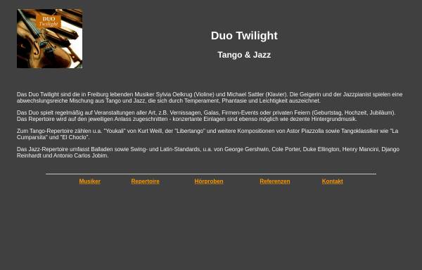 Vorschau von www.michaelsattler.de, Duo Twilight