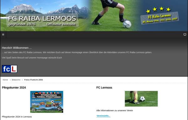Vorschau von www.fc-lermoos.at, FC Raiba Lermoos
