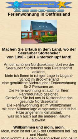 Vorschau der mobilen Webseite www.fewo-heidi.de, Ferienwohnungen im Gästehaus Heidi, Familie Stomberg