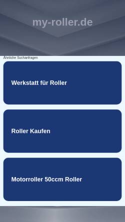Vorschau der mobilen Webseite www.my-roller.de, My-Roller