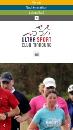 Vorschau der mobilen Webseite www.ultra-marburg.de, Marburg 100km