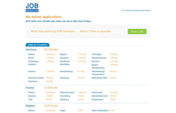 Vorschau von jobmonitor.com, Jobmonitor