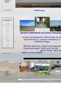 Vorschau der mobilen Webseite www.urlaub-narbonne.de, Ferienhaus, Familie Halffmann