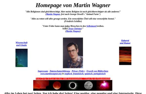 Vorschau von www.martin-wagner.org, Wagner, Martin