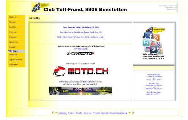 Vorschau von www.toeff-fruend.ch, Club Töff-Fründ