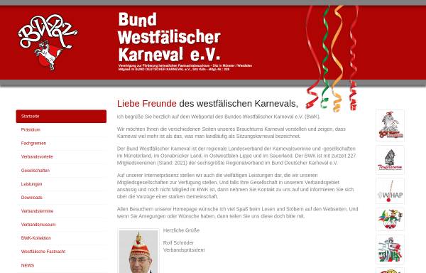 Bund Westfälischer Karneval e.V. (BWK)