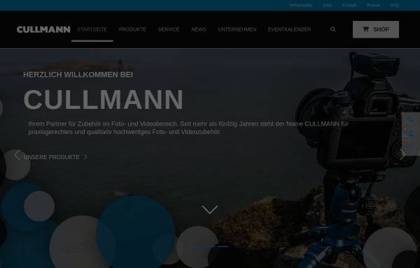 Vorschau von www.cullmann-foto.de, Cullmann Foto Audio Video GmbH