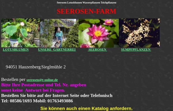 Vorschau von www.seerosen.de, Seerosen-Farm Oldehoff