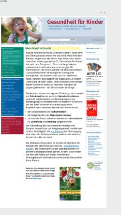Vorschau der mobilen Webseite www.gesundheitfuerkinder.de, Gesundheit für Kinder