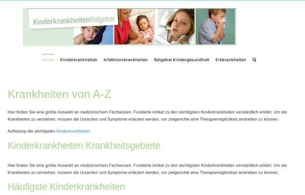 Vorschau von kinderkrankheiten-infos.de, Kinderkrankheiten