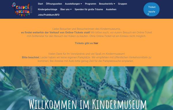 Vorschau von www.kindermuseum-nuernberg.de, Nürnberg, Kindermuseum