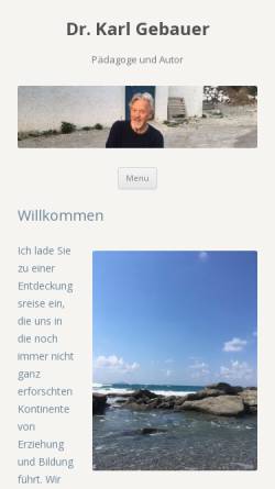 Vorschau der mobilen Webseite gebauer-karl.de, Karl Gebauer