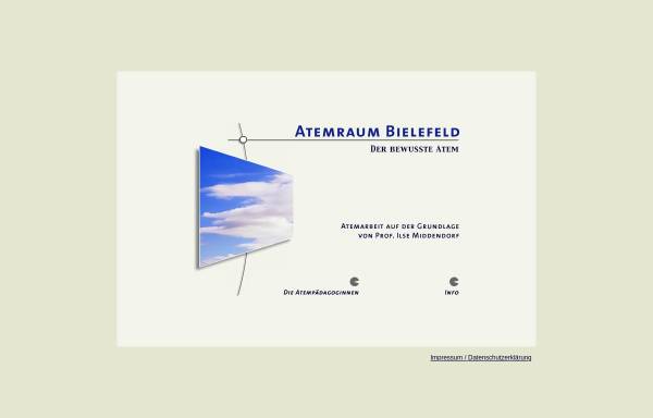 Vorschau von atemraum-bielefeld.de, Atemraum Bielefeld