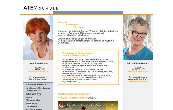 Atemschule Ursula Schwendimann