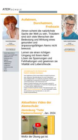 Vorschau der mobilen Webseite www.atemschule.ch, Atemschule Ursula Schwendimann
