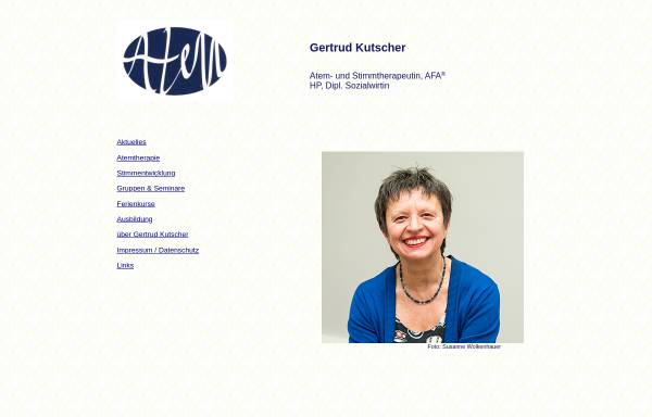 Vorschau von www.atemkraft.de, Gertrud Kutscher