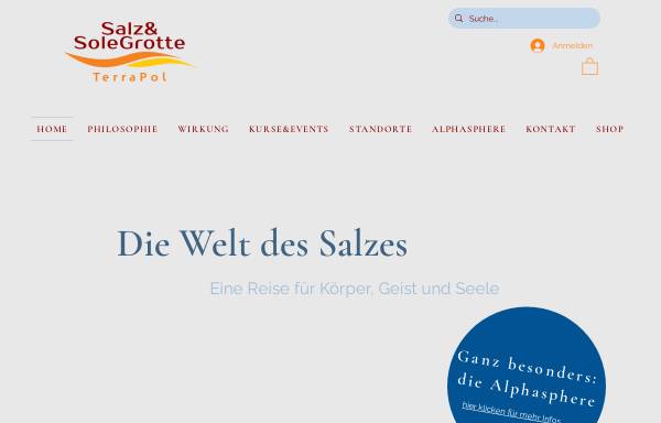 Vorschau von www.salzgrotte.de, Terrapol SalzGrotten