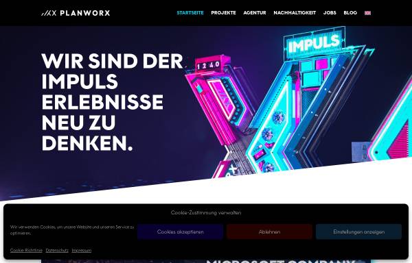 Vorschau von planworx.de, Planworx GmbH - Agentur für Eventmarketing