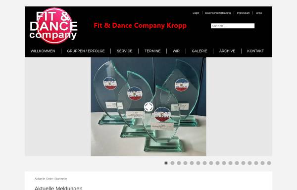 Vorschau von www.tanzen-in-kropp.de, Fit & Dance Company Kropp