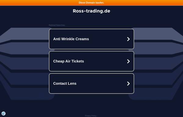 Vorschau von www.ross-trading.de, Ross Trading GmbH