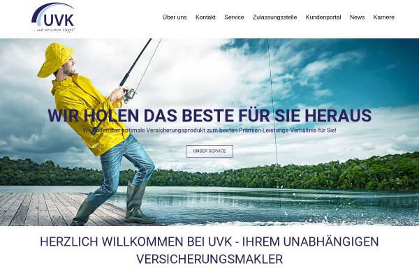 Vorschau von uvk.at, UVK Versicherungsmakler Waghubinger & Partner GmbH