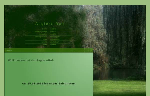 Vorschau von www.anglers-ruh.de, Anglers Ruh