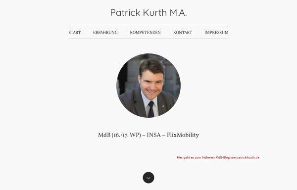 Vorschau von www.patrick-kurth.de, Kurth, Patrick (MdB)