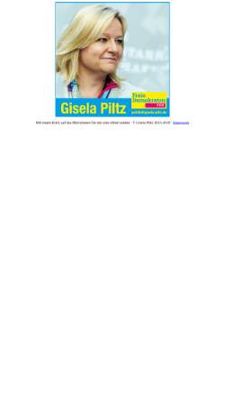 Vorschau der mobilen Webseite www.gisela-piltz.de, Piltz, Gisela