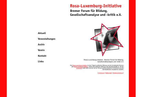 Vorschau von rli.gesellschaftsanalyse.de, Rosa-Luxemburg-Initiative