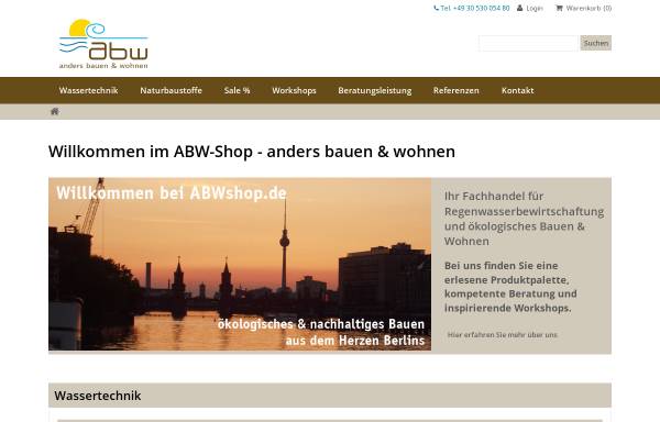 Vorschau von www.abwshop.de, ABW oikoartec GmbH