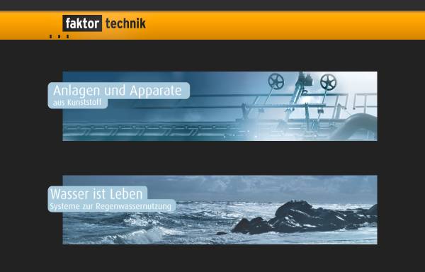 Vorschau von www.faktor-t.de, Faktor Technik GmbH & Co. KG