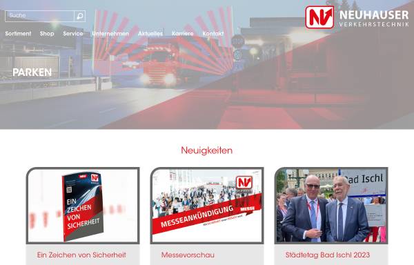 Vorschau von www.neuhauser-vt.com, Neuhauser Verkehrstechnik GmbH