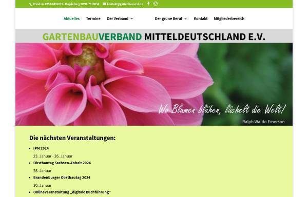 Vorschau von www.gartenbau-sachsen-anhalt.de, Landesverband Gartenbau Sachsen-Anhalt e.V.