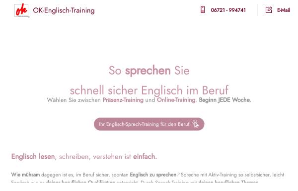 Vorschau von www.okenglisch.de, OK Englisch-Training