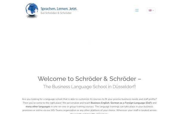 Vorschau von sprachschule-schroeder.de, Schröder & Schröder GmbH