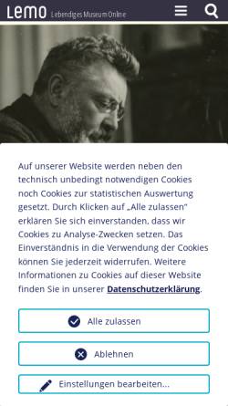 Vorschau der mobilen Webseite www.dhm.de, Slevogt, Max (1868-1932)