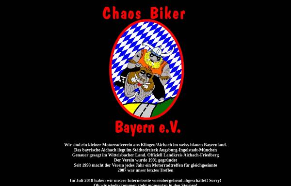 Vorschau von www.chaosbiker.de, Chaos Biker Bayern e.V.