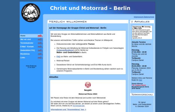Vorschau von www.christ-und-motorrad.de, Christ und Motorrad Berlin