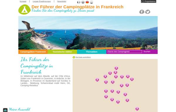 Vorschau von www.camping-infrankreich.com, Camping in Frankreich