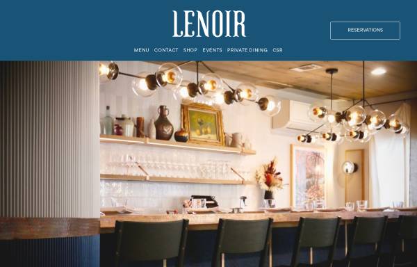 Vorschau von www.lenoirrestaurant.com, Le Noir Restaurant und Bar