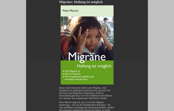 Vorschau von www.migraeneinformation.de, Migräneinformation
