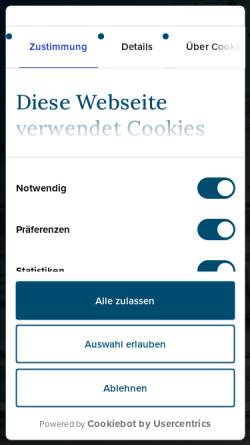 Vorschau der mobilen Webseite www.schneeweiss.at, Schneeweiss