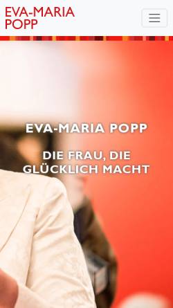 Vorschau der mobilen Webseite www.evamaria-popp.de, Basic Erfolgsmanagement - Eva-Maria Popp