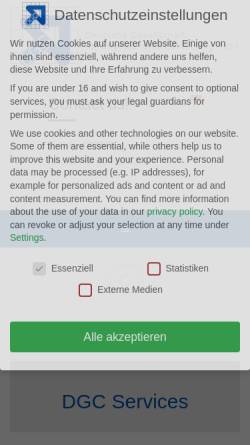 Vorschau der mobilen Webseite www.dgc.de, Deutsche Gesellschaft für angewandtes Controlling mbH