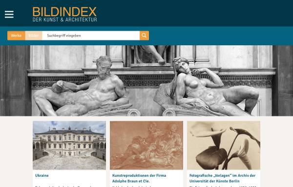 Vorschau von www.bildindex.de, Bildarchiv für Kunst und Architektur