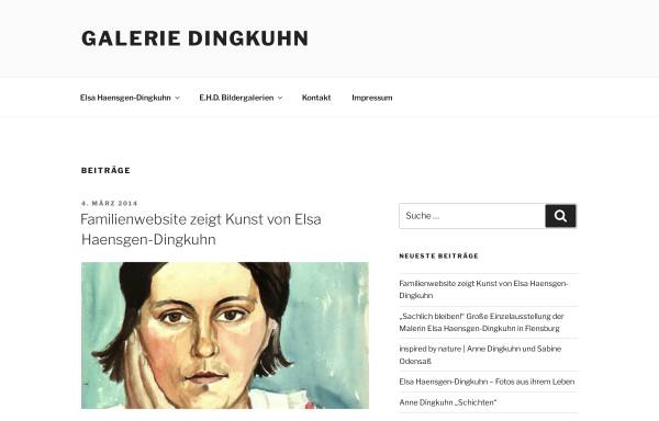 Vorschau von www.dingkuhn.de, Galerie Dingkuhn