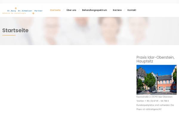 Vorschau von www.burg-schmelzer.de, Dr. Burg, Dr. Schmelzer und Partner
